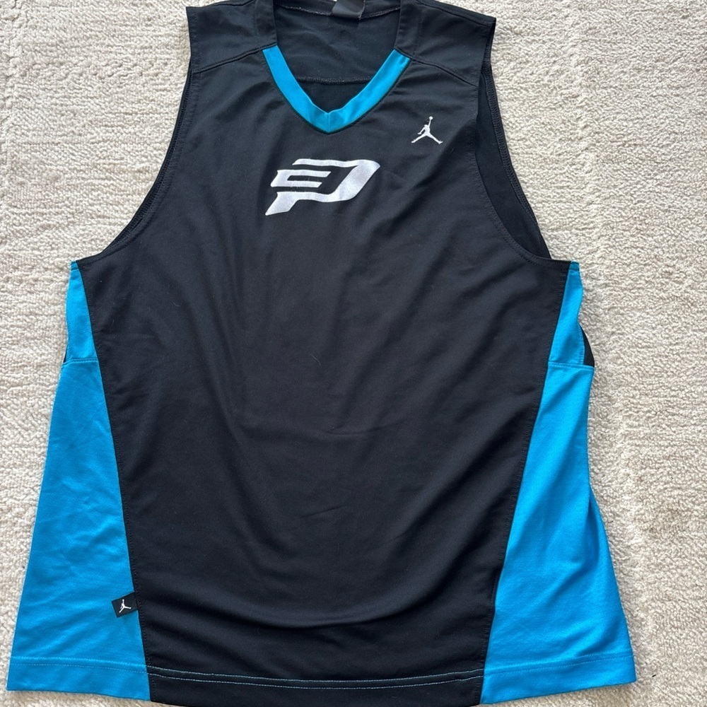 Jordan Black and Blue Kids Jersey
